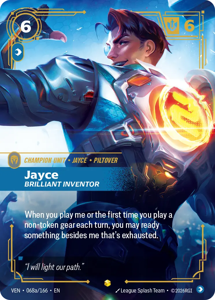 Jayce, Brilliant Inventor (Alternate Art) 68, Vendetta