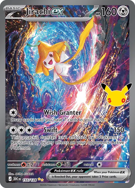 Jirachi ex 155, 30th Celebration
